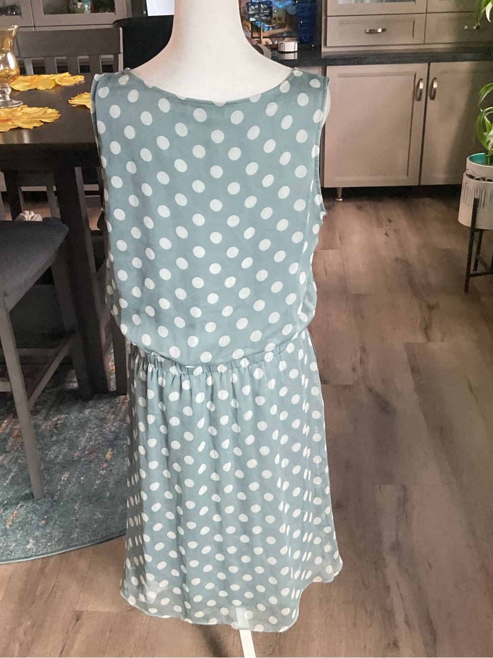 The Limited Polka Dot Sleeveless Casual Dress - Picture 3 of 4